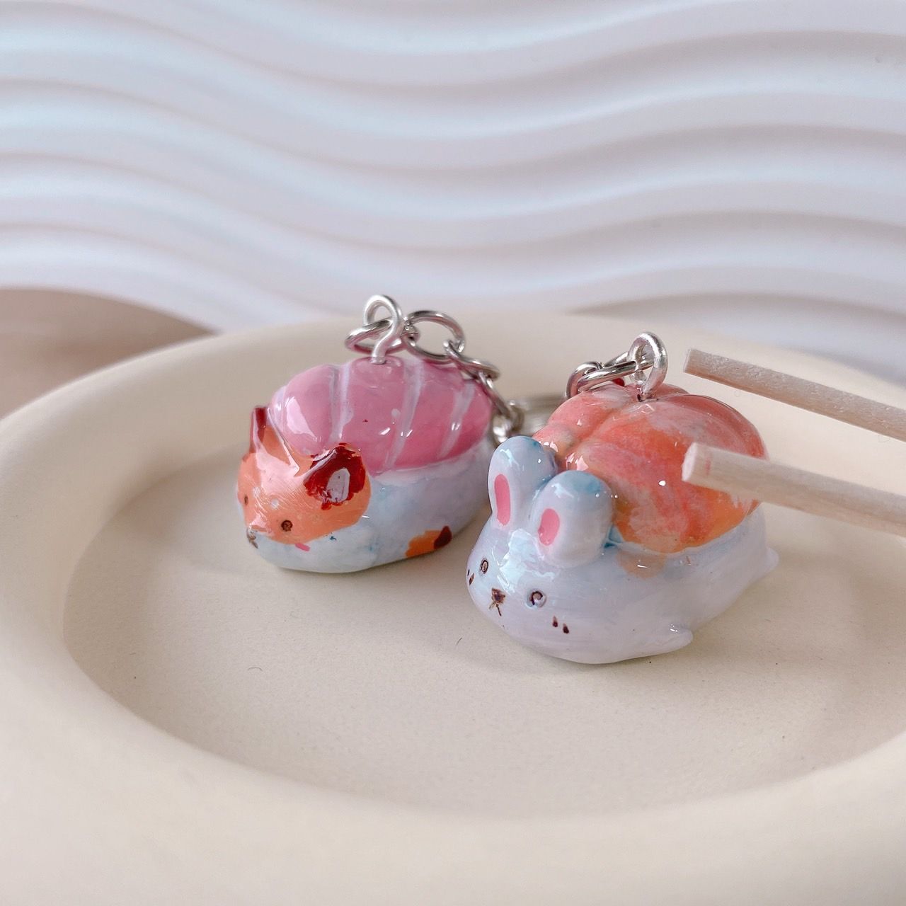 Tuna Fox Sushi and Shrimp Rabbit Sushi